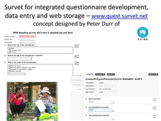 Integrated assessment and management of pig health risks – lesson’s learnt