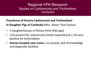 Veterinary public health research in Southeast Asia:  lessons for managing health risks in smallholder  pig systems