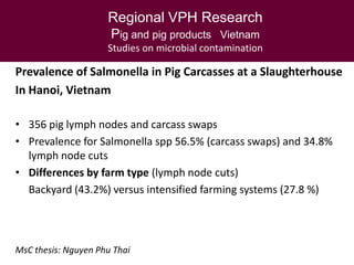 Veterinary public health research in Southeast Asia:  lessons for managing health risks in smallholder  pig systems