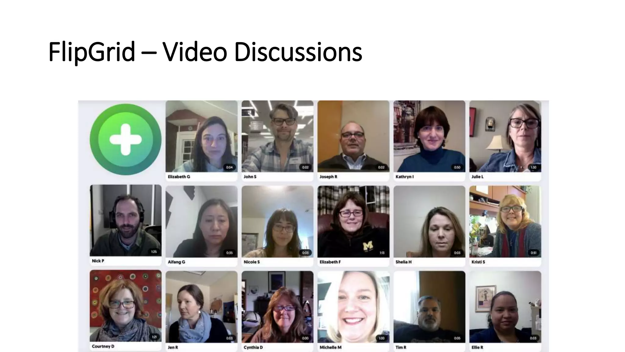FlipGrid – Video Discussions
 