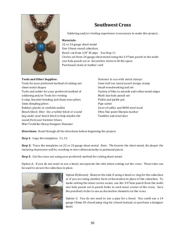Mega Collection Of Southwest Inspired Metal Work Jewelry Tutorials