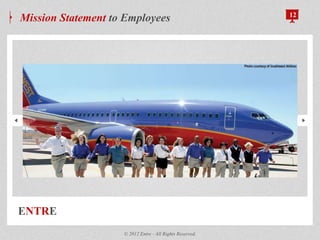 ENTRE
Mission Statement to Employees 12
© 2012 Entre - All Rights Reserved.
 