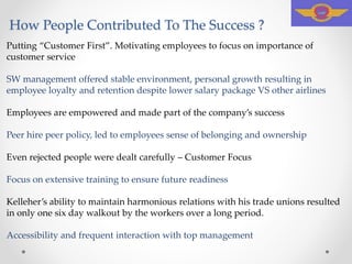 Success Secret: Southwest airlines | PPTX