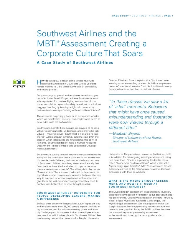 case study southwest airlines strategic management