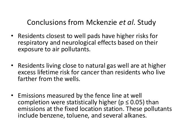 Natural Gas Operations From A Public Health Perspective Natural Gas Operations From A Public Health Perspective