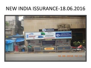 NEW INDIA ISSURANCE-18.06.2016
 