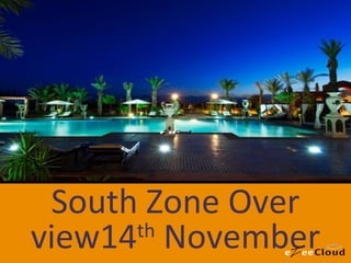 South Zone Over view14 th  November 