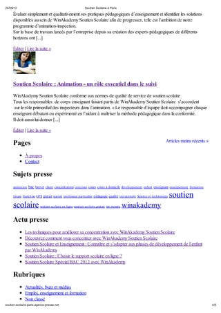 Soutien Scolaire à Paris