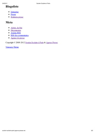 Soutien Scolaire à Paris