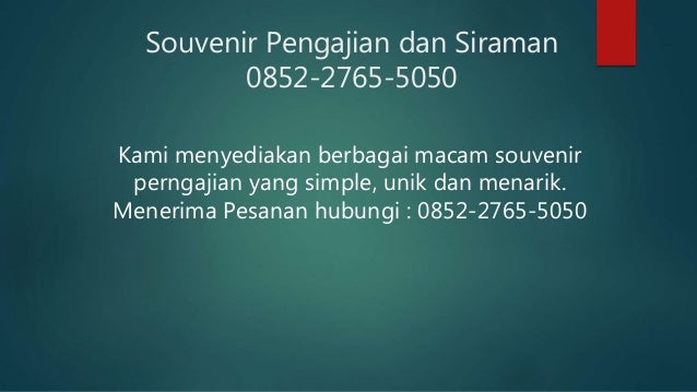 Souvenir Pengajian Dan Siraman 0852 2765 5050