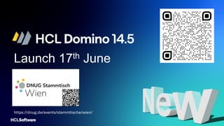 Launch 17th June
https://dnug.de/events/stammtische/wien/
 