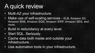 (SOV204) Scaling Up to Your First 10 Million Users | AWS re:Invent 2014
