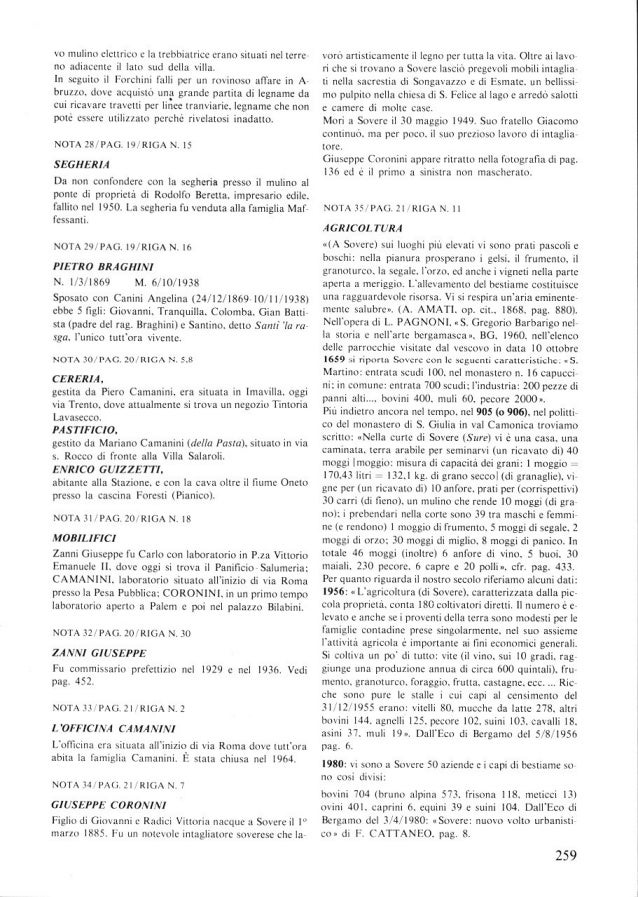 Liste relazionati vicino a Sovere: