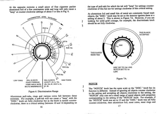Instruction Manual Minelab Sovereign Metal Detector English Language