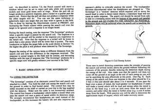 Instruction Manual Minelab Sovereign Metal Detector English Language