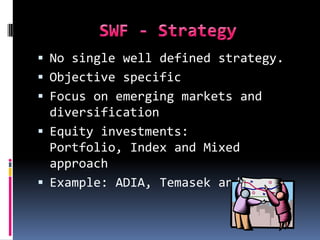 SWF – Strategy & Transparency<br />