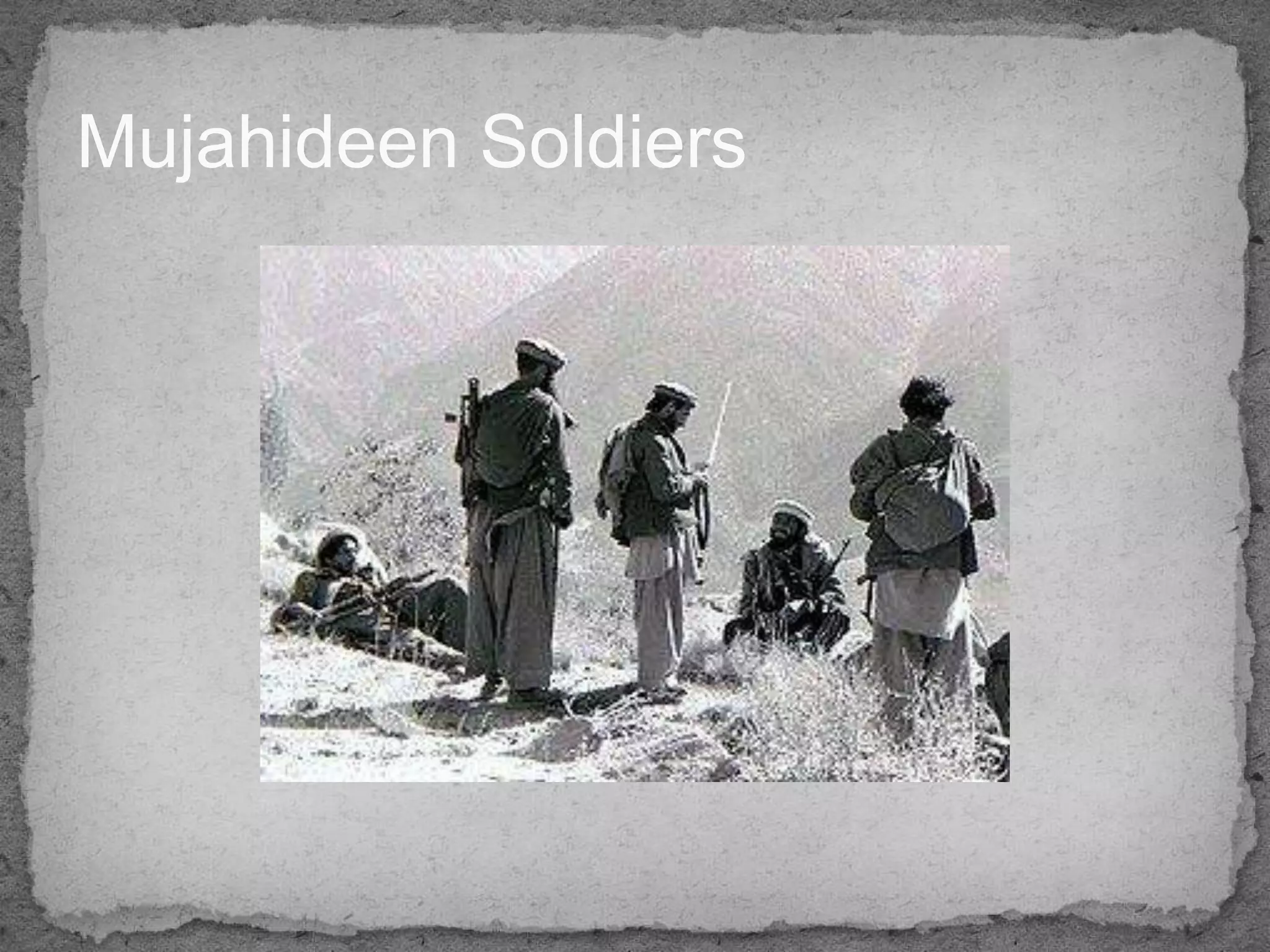 Mujahideen Soldiers
 