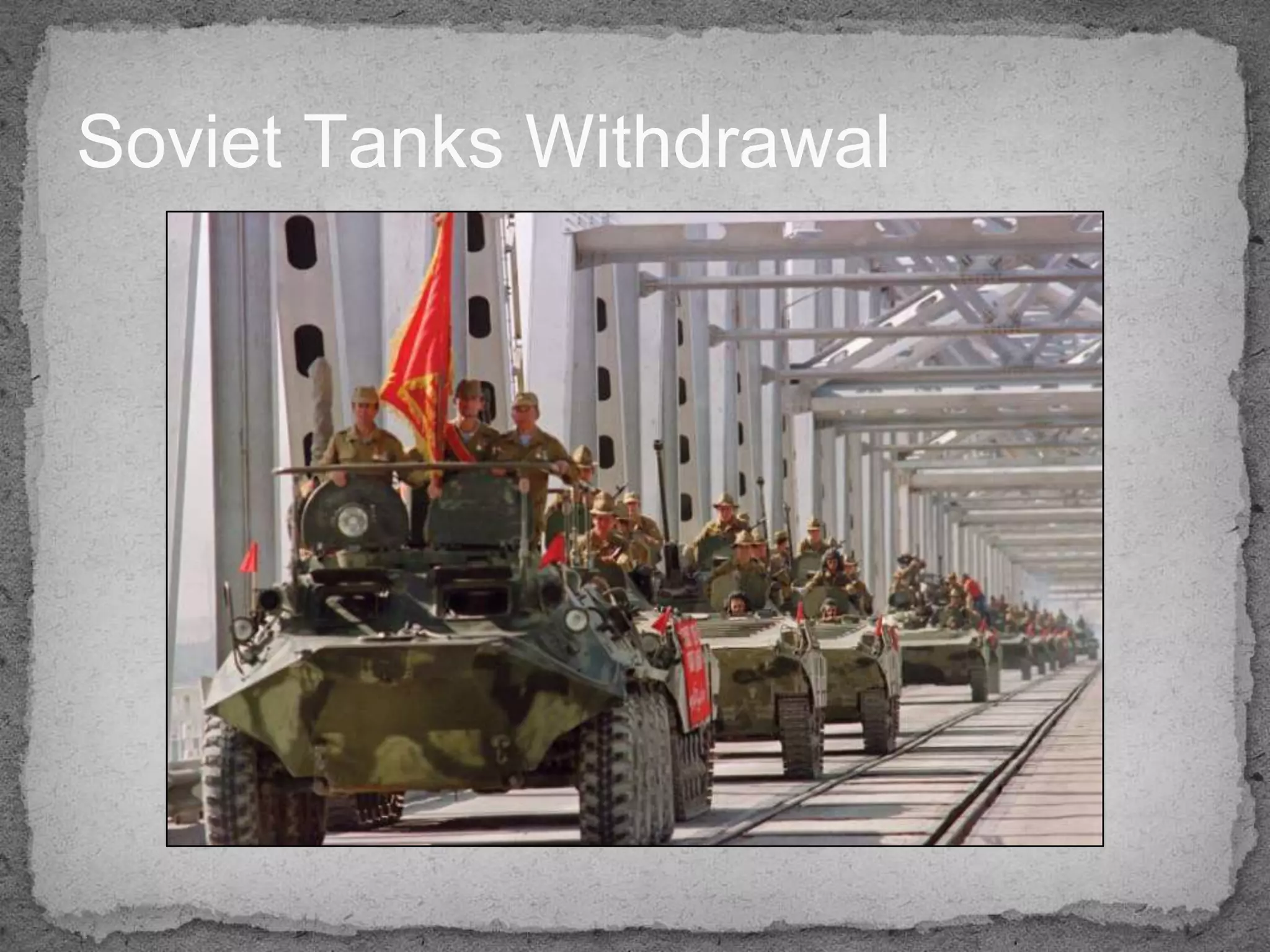 Soviet Tanks Withdrawal
 