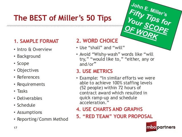 the 3 steps to a successful statement of work sample statement of work