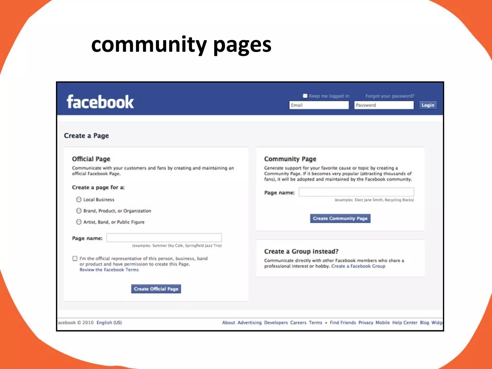 community pages 