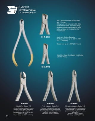 Sowazo orthodontic Pliers catalogue 07