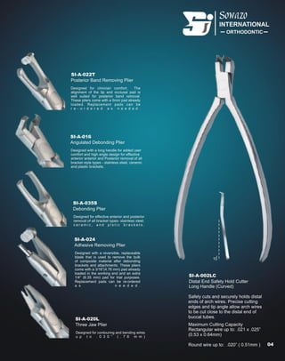 Sowazo orthodontic Pliers catalogue 07