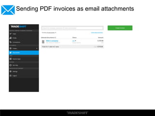 Sending PDF invoices as email attachments
 