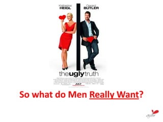 So what do Men Really Want? 