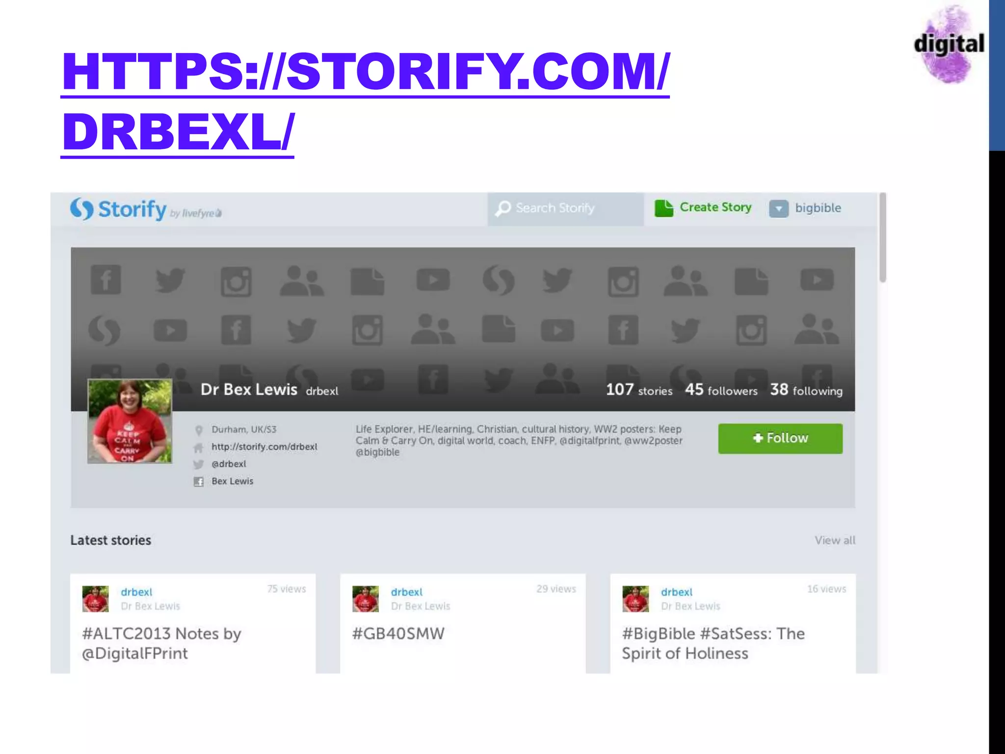 HTTPS://STORIFY.COM/
DRBEXL/
 