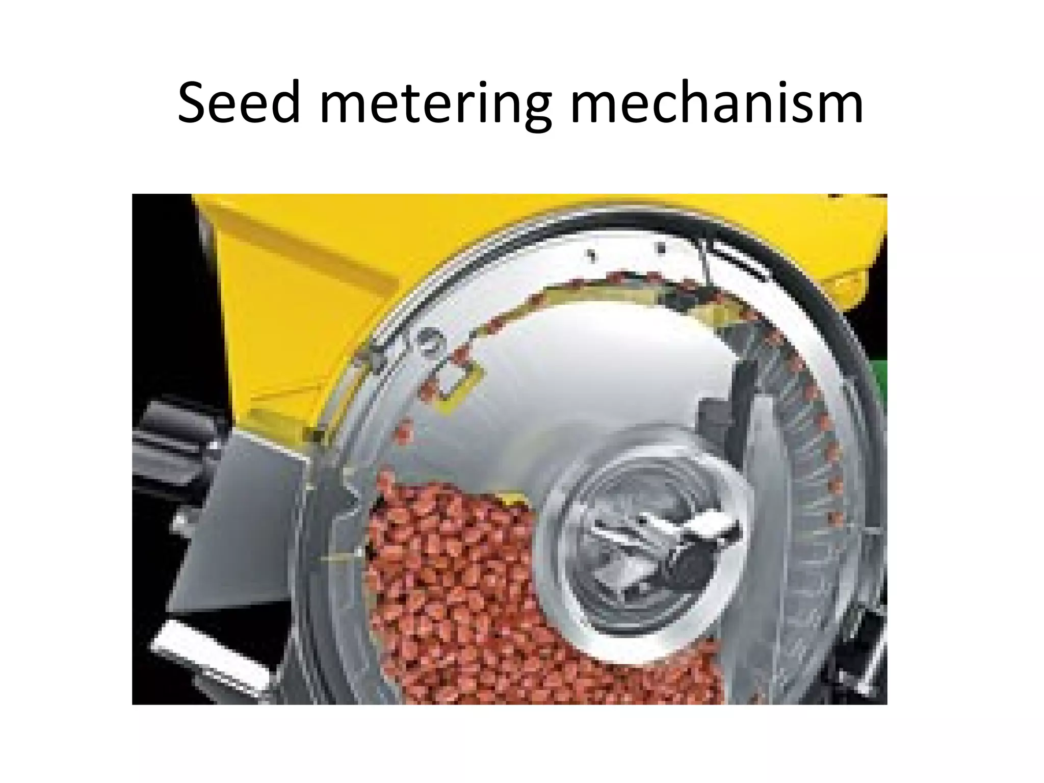 Seed metering mechanism
 