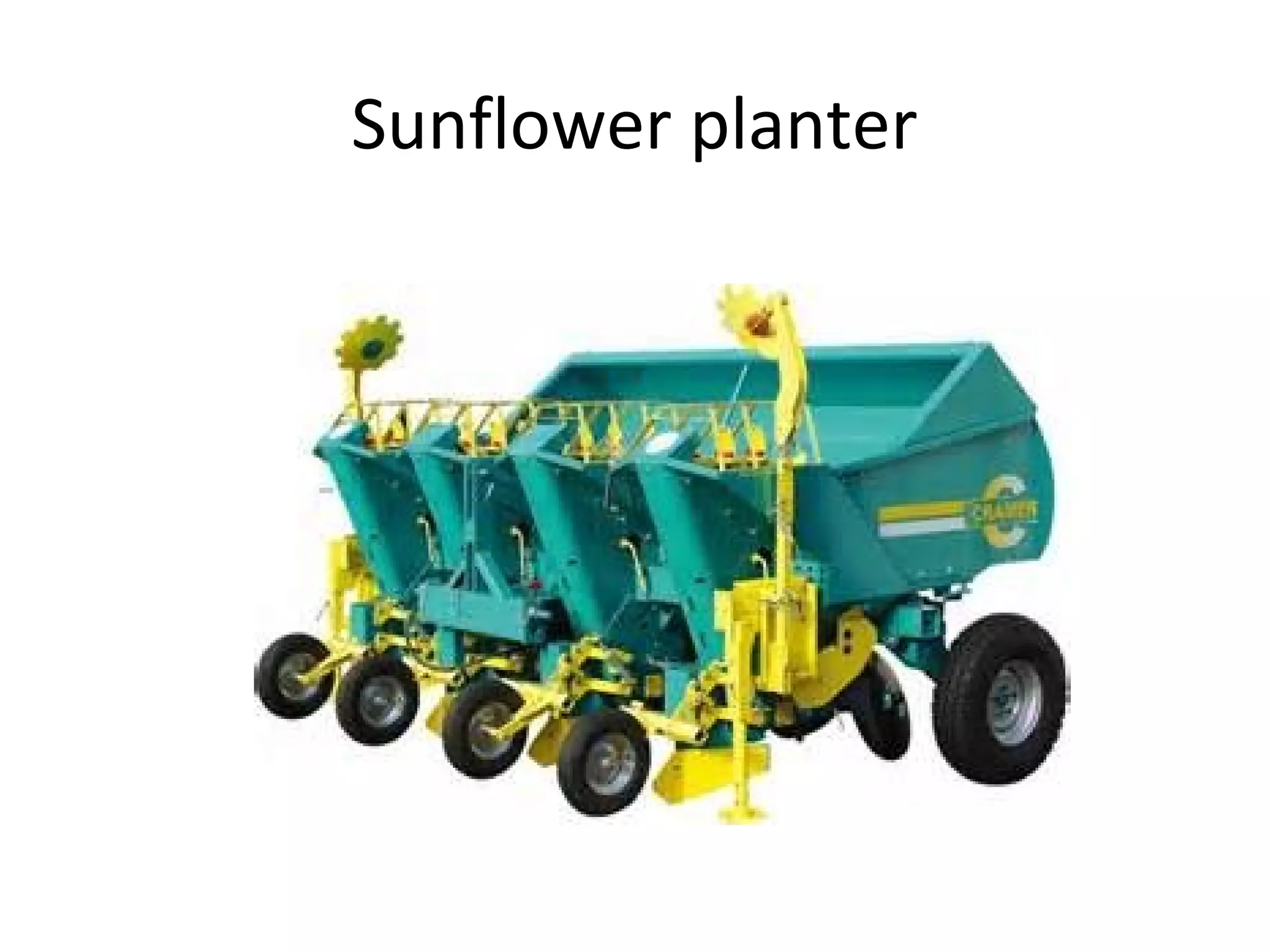 Sunflower planter
 