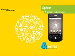 Spice
 4 million Indian users
 