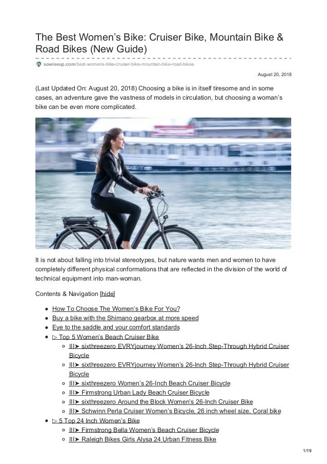 best women's bicycle
