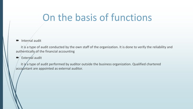 WHAT IS AUDITING DEFINITION TYPES IMPORTANCE visual data 3
