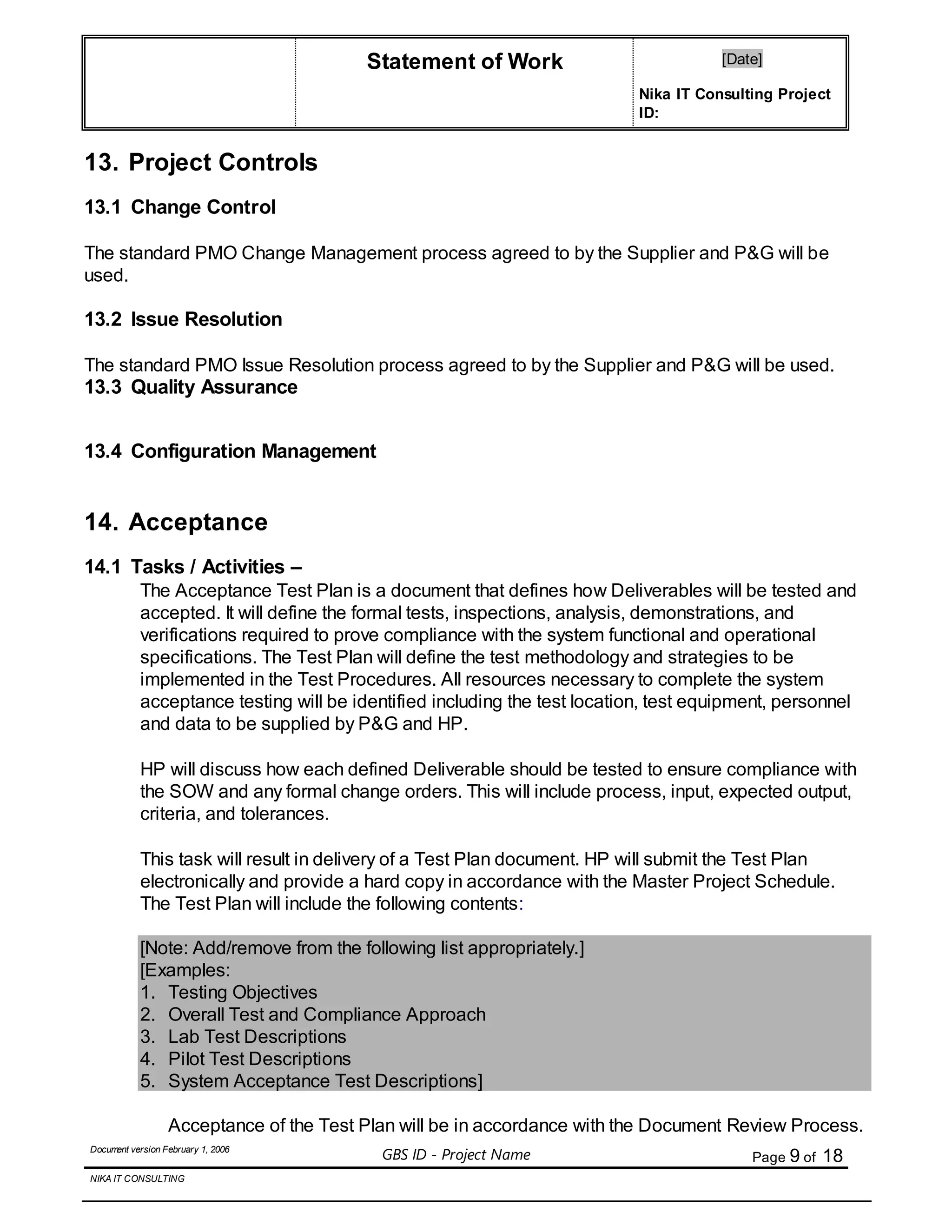 Sow Example Engineering Sow template | DOC