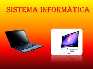 Sistema informàtica
 