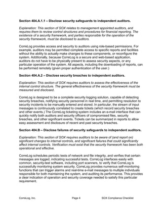 Sox Checklist.pdf Sox compliance | PDF
