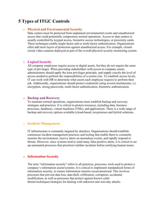 Sarbanes-Oxley (SOX) 404 ITGC Summary (2025) | PDF