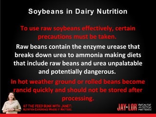Soybeans in dairy nutrition | PPT