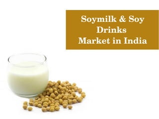Soymilk & Soy 
Drinks 
Market in India
 