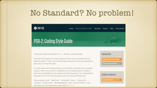 No Standard? No problem!
 