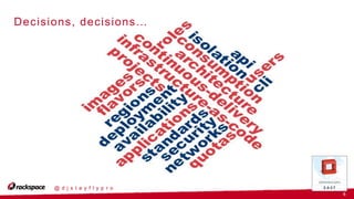 5
@ d j s t a y f l y p r o
Decisions, decisions…
 