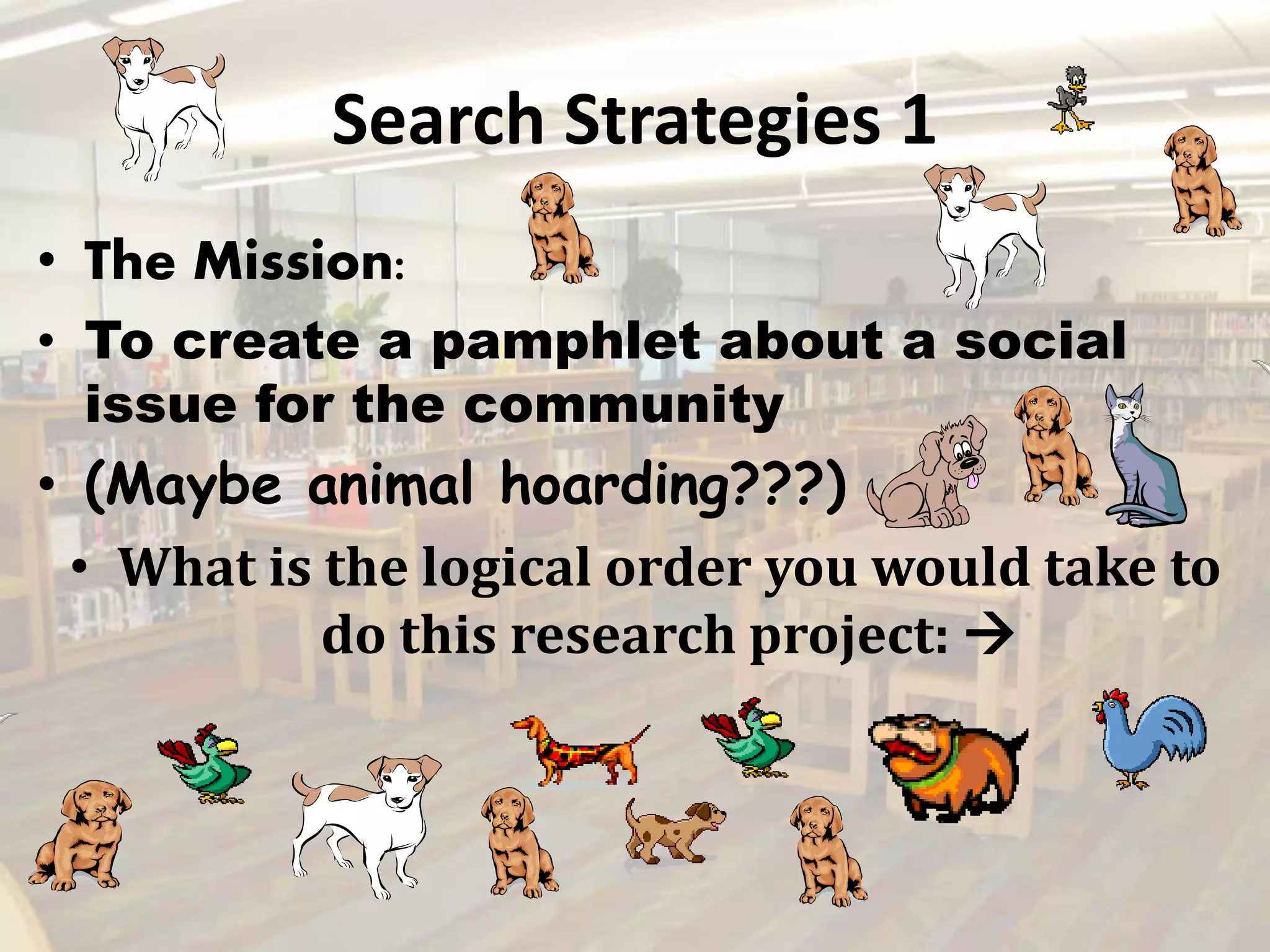 So you think you know 1 search strategies | PPTX