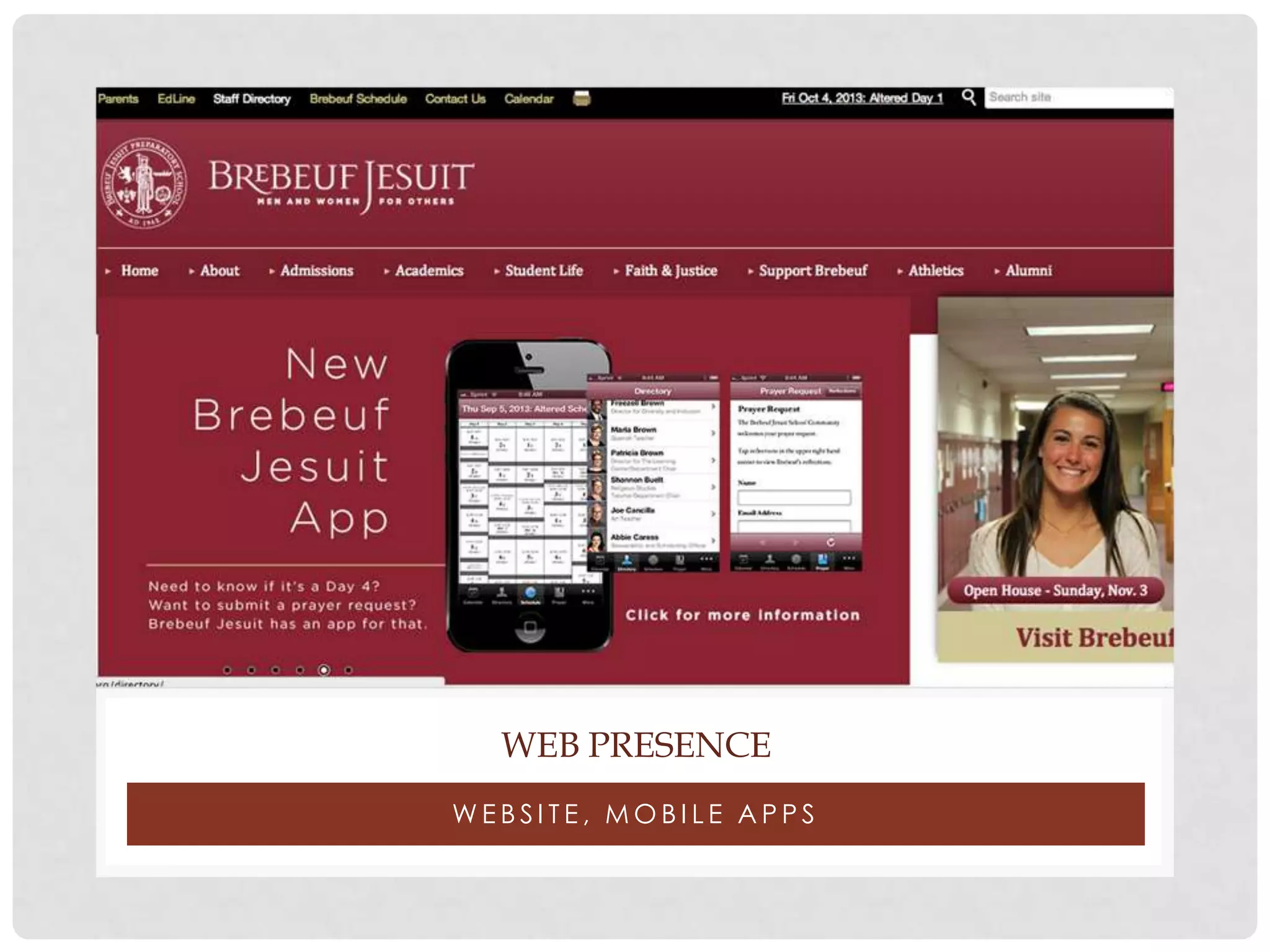 WEB PRESENCE
WEBSITE, MOBILE APPS

 