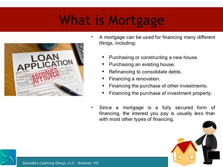 So You Want A Mortgage Loan Seminar