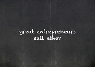 So you want to be an entrepreneur?
