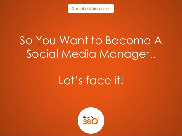 how to become a social media manager