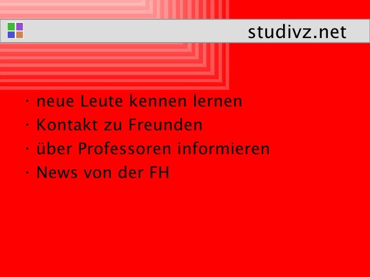 Soziale netzwerke kennenlernen