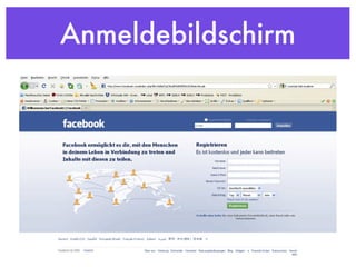 Anmeldebildschirm 