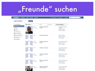„Freunde“ suchen 